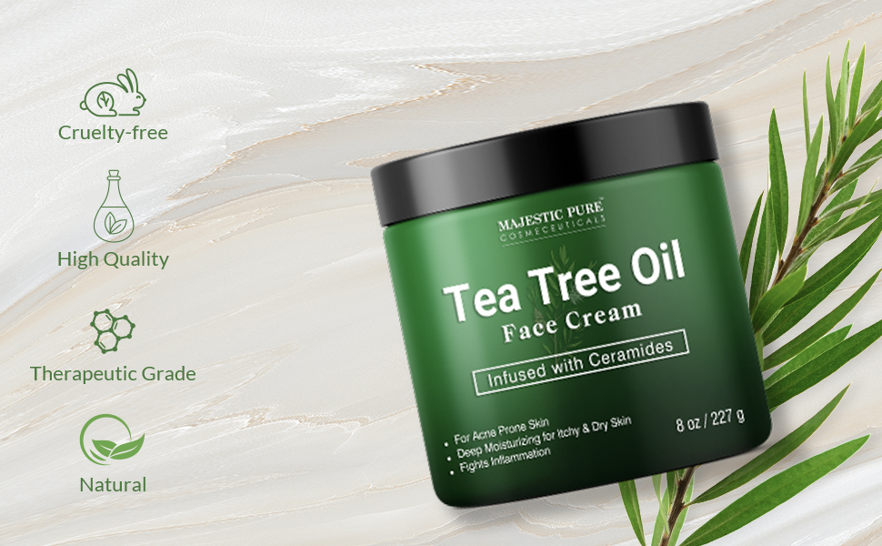 DIY Recipe: Tea Tree Oil Face Cream for Dry & Itchy Skin, Acne, and Scars